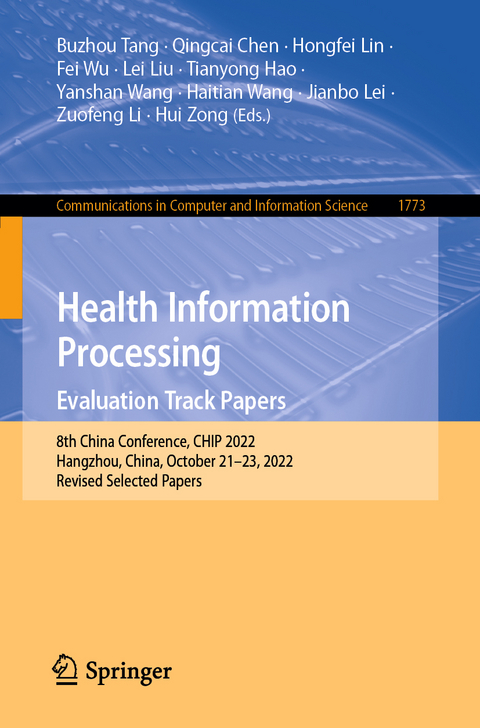 Health Information Processing. Evaluation Track Papers - 