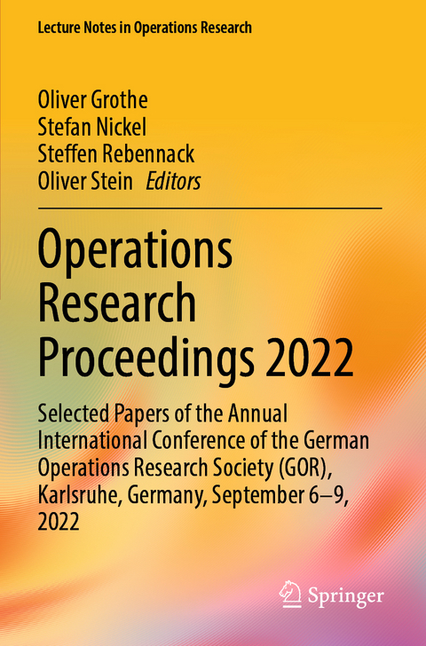 Operations Research Proceedings 2022 - 