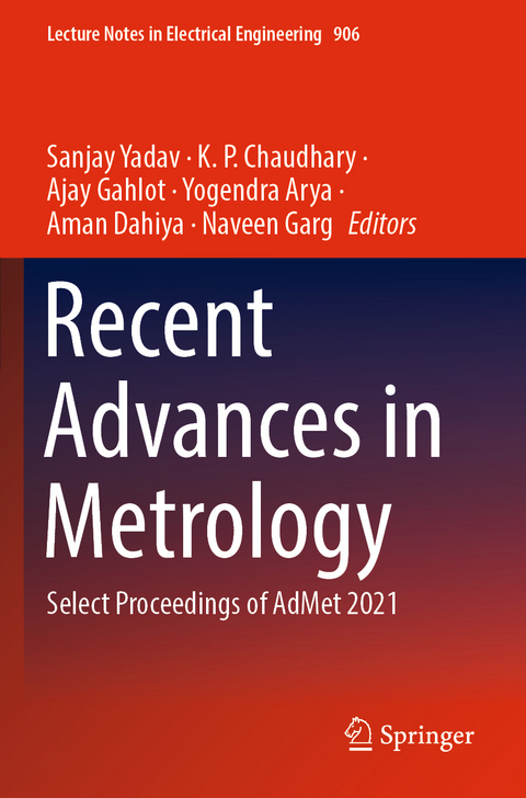 Recent Advances in Metrology - 