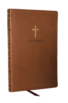 KJV Holy Bible: Ultra Thinline, Brown Leathersoft, Red Letter, Comfort Print: King James Version -  Thomas Nelson