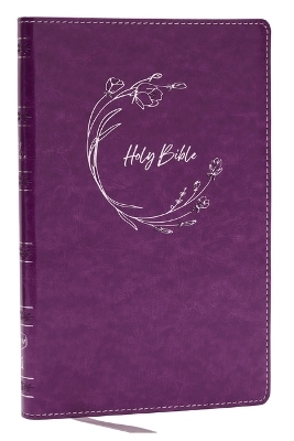 NKJV Holy Bible, Ultra Thinline, Purple Leathersoft, Red Letter, Comfort Print -  Thomas Nelson