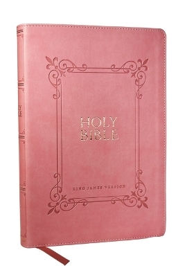 KJV Holy Bible: Large Print with 53,000 Center-Column Cross References, Pink Leathersoft, Red Letter, Comfort Print: King James Version -  Thomas Nelson