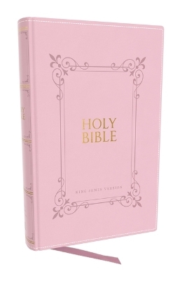 KJV Holy Bible: Large Print with 53,000 Center-Column Cross References, Pink Leathersoft, Red Letter, Comfort Print (Thumb Indexed): King James Version -  Thomas Nelson