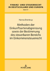 Methoden der Einkunftsartenabgrenzung sowie der Bestimmung des steuerbaren Bereichs im Einkommensteuerrecht - Hanna Brentrup