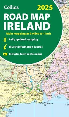 2025 Collins Road Map of Ireland -  Collins Maps