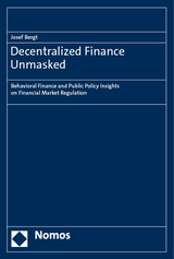 Decentralized Finance Unmasked - Josef Bergt