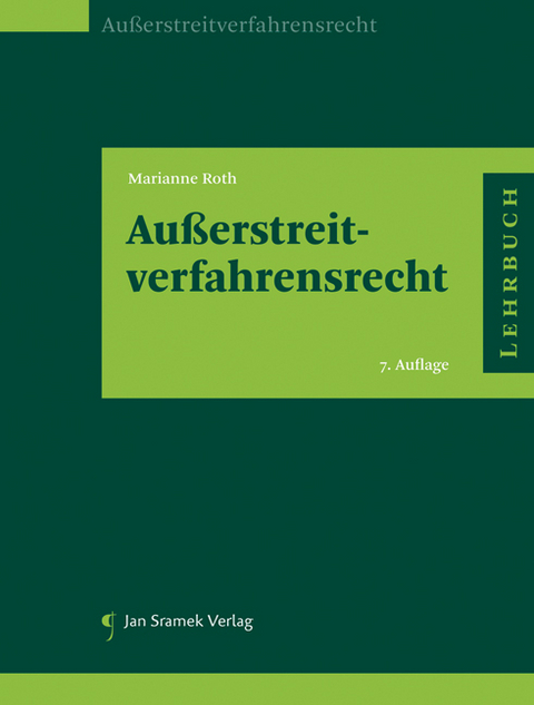 Außerstreitverfahrensrecht - Marianne Roth