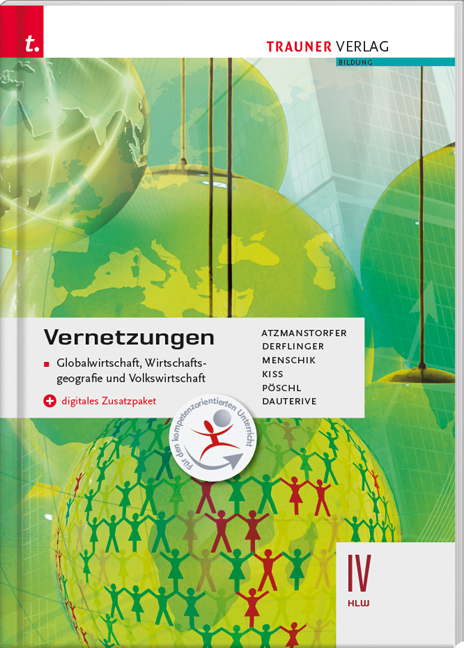 Vernetzungen - Globalwirtschaft, Wirtschaftsgeografie und Volkswirtschaft IV HLW + digitales Zusatzpaket - Peter Atzmansdorfer, Manfred Derflinger, Gottfried Menschik, Katharina Kiss, Thomas Pöschl, Monika Dauterive