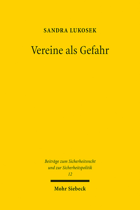 Vereine als Gefahr - Sandra Lukosek