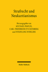 Strafrecht und Neukantianismus - 