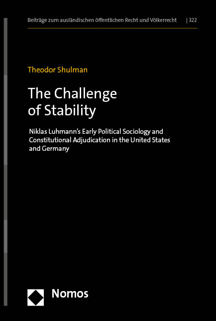 The Challenge of Stability - Theodor Shulman