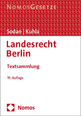 Landesrecht Berlin - Sodan, Helge; Kuhla, Wolfgang