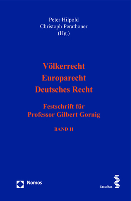 Völkerrecht – Europarecht – Deutsches Recht - 