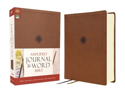 Amplified Journal the Word Bible, Leathersoft, Brown -  Zondervan