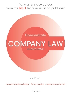 Company Law Concentrate - Dr Lee Roach