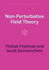 Non-Perturbative Field Theory - Frishman, Yitzhak; Sonnenschein, Jacob