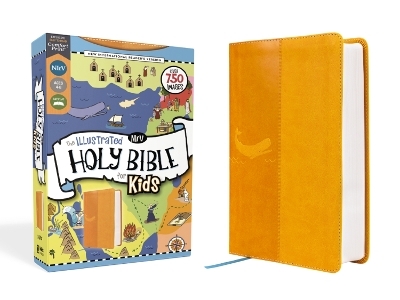 NIrV, The Illustrated Holy Bible for Kids, Leathersoft, Yellow, Full Color, Comfort Print -  Zondervan