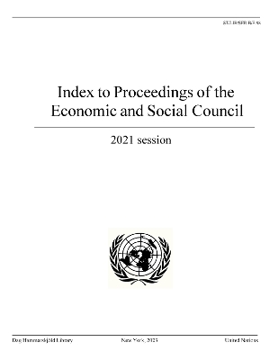 Index to proceedings of the Economic and Social Council -  Dag Hammarskjold Library