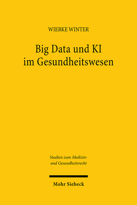 Big Data und KI im Gesundheitswesen - Wiebke Winter