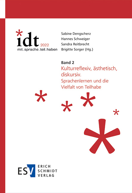 IDT 2022: *mit.sprache.teil.haben - - Band 2: Kulturreflexiv, ästhetisch, diskursiv - 