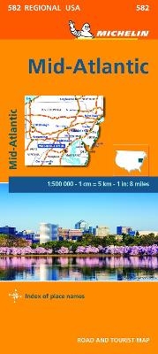 Midatlantic - Michelin Regional Map 582 -  Michelin