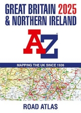 Great Britain & Northern Ireland A-Z Road Atlas 2025 (A3 Paperback) - A-Z Maps