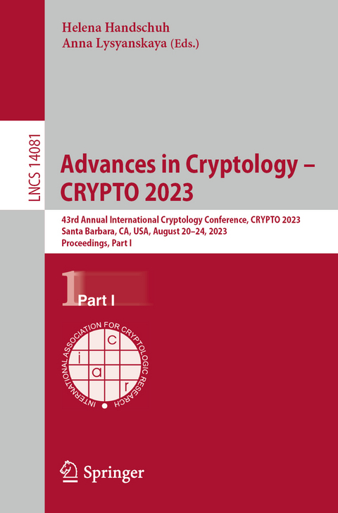 Advances in Cryptology – CRYPTO 2023 - 