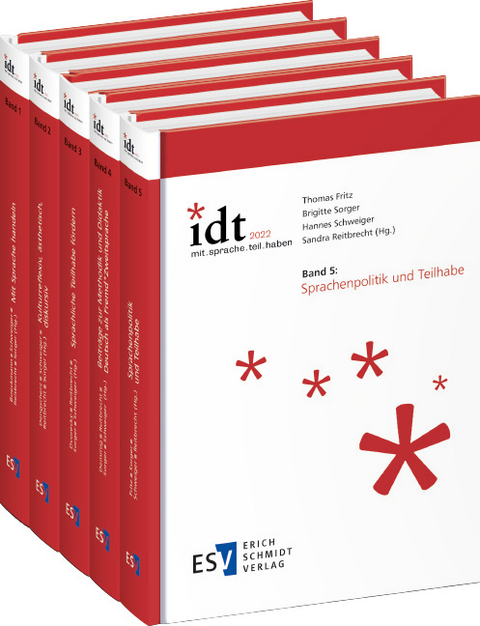 IDT 2022: *mit.sprache.teil.haben - - Bände 1–5 als Gesamtpaket - 