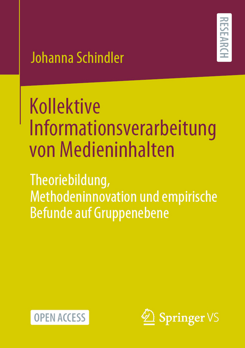 Kollektive Informationsverarbeitung von Medieninhalten - Johanna Schindler