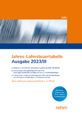 Jahres-Lohnsteuertabelle 2023/III - 