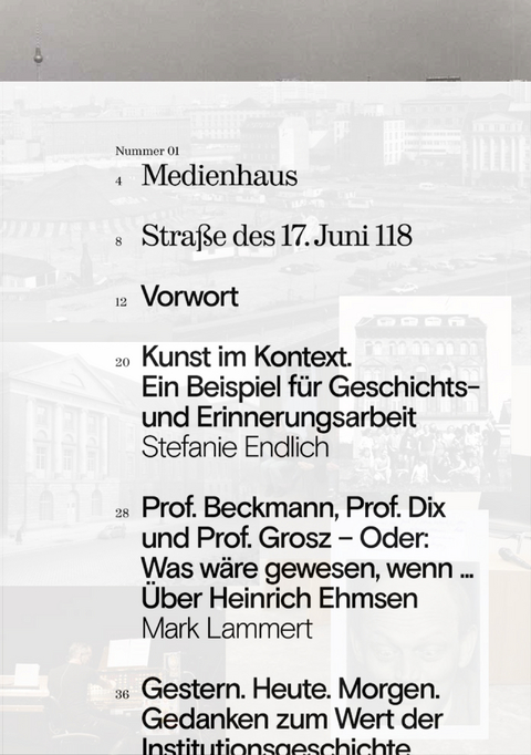 Erinnerungsarbeit. Universität der Künste Berlin - Juliane Aleithe, Maren Wienigk, Stefanie Endlich, Mark Lammert, Norbert Palz, Wolfgang Ruppert