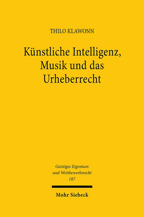 Künstliche Intelligenz, Musik und das Urheberrecht - Thilo Klawonn