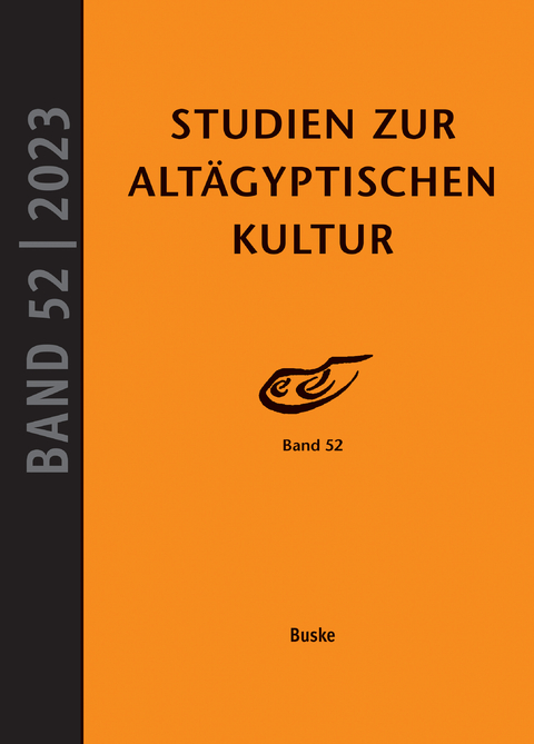 Studien zur Altägyptischen Kultur Band 52 - 