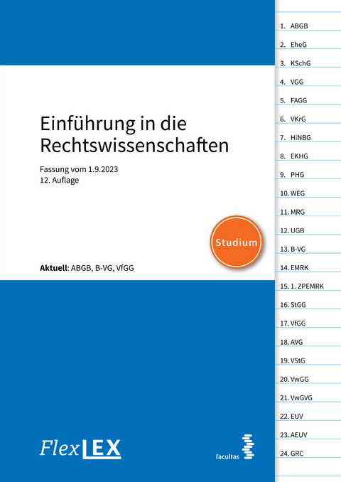 FlexLex Einführung in die Rechtswissenschaften │Studium