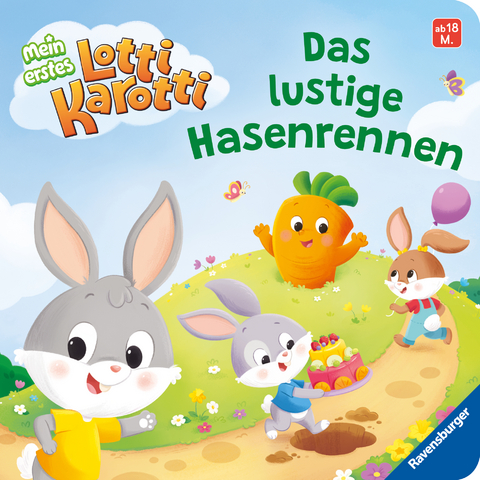 Mein erstes Lotti Karott: Das lustige Hasenrennen – ein Buch für kleine Fans des Kinderspiel-Klassikers Lotti Karotti - Bernd Penners