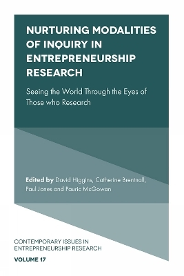 Nurturing Modalities of Inquiry in Entrepreneurship Research - 