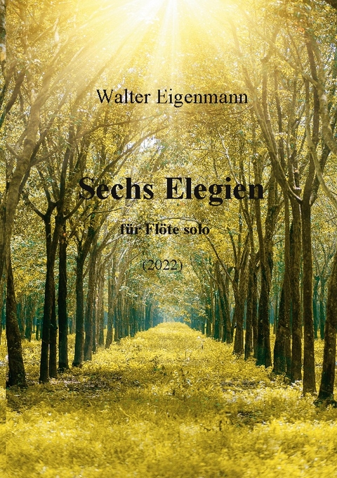 Sechs Elegien für Flöte solo - Walter Eigenmann