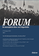 Forum für osteuropäische Ideen- und Zeitgeschichte - 