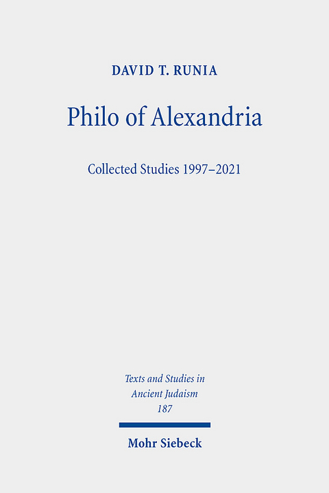 Philo of Alexandria - David T. Runia