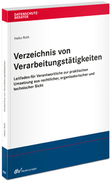 Verzeichnis von Verarbeitungstätigkeiten - Heiko Roth