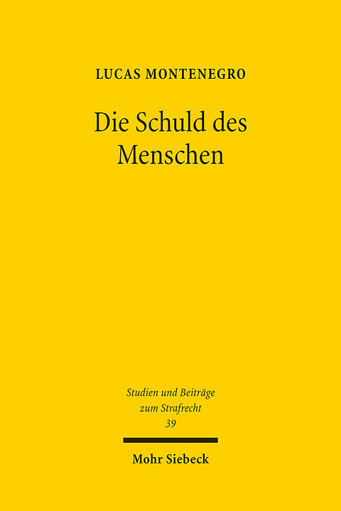 Die Schuld des Menschen - Lucas Montenegro