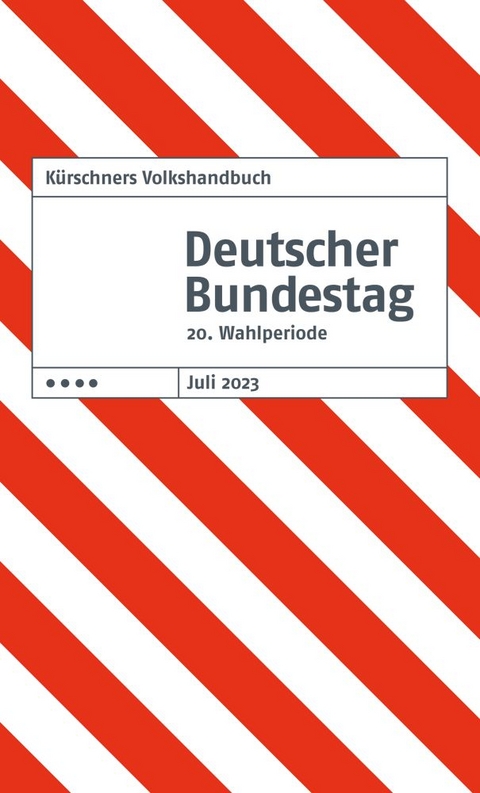 Kürschners Volkshandbuch Deutscher Bundestag - 