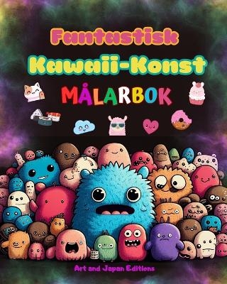 Fantastisk kawaii-konst - Målarbok - Söta och roliga kawaii-motiv för alla åldrar -  Art, Japan Editions