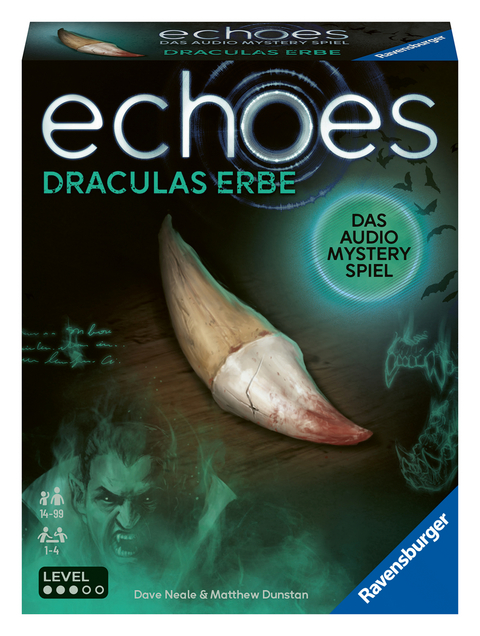 Ravensburger 22360 echoes Draculas Erbe - Audio Mystery Spiel ab 14 Jahren, Erlebnis-Spiel - Dave Neale, Matthew Dunstan