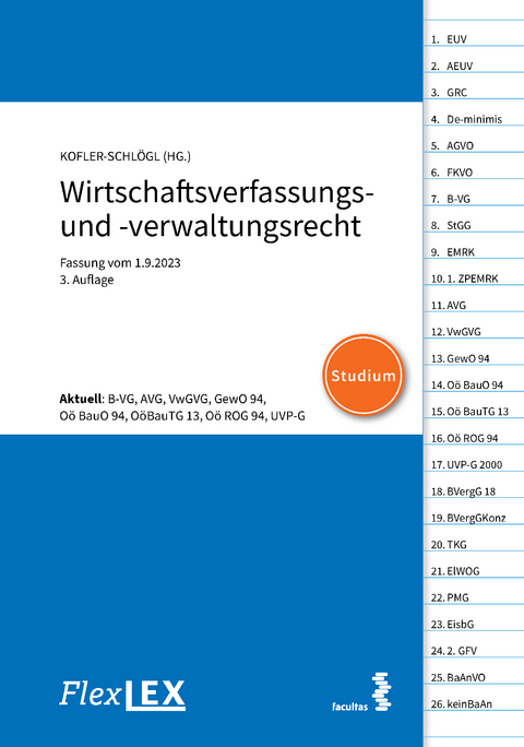 FlexLex Wirtschaftsverfassungs- und -verwaltungsrecht | Studium - 