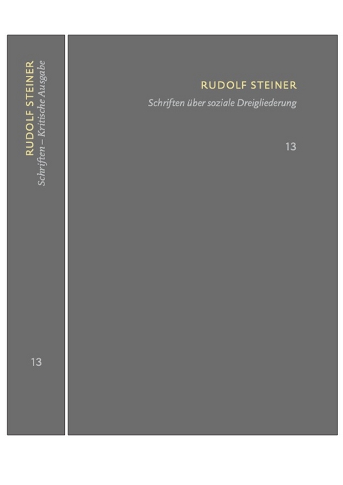 Schriften über soziale Dreigliederung. Die Kernpunkte der sozialen Frage – In Ausführung der Dreigliederung des sozialen Organismus. - Rudolf Steiner