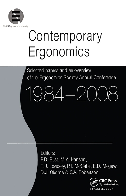 Contemporary Ergonomics 1984-2008 - 