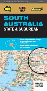 South Australia State & Suburban Map 570 28th ed - UBD Gregory's