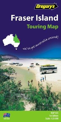 Fraser Island Touring Map 435 -  Gregory's