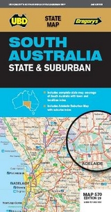 South Australia State & Suburban Map 570 29th ed - UBD Gregory's